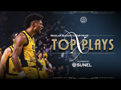 Top 10 Plays of the Group Phase - Powered by SUNEL | #BasketballCL 2025-26