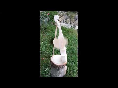 Skrzypce wykonane własnoręcznie w drewnie lipowym - Jakub Olejarz