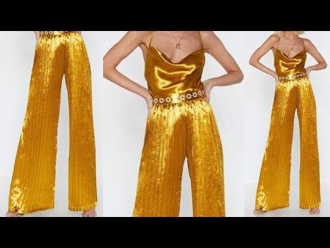 ROPA DE MODA ELEGANTE Y FINA CON PANTALÓN PARA FIESTAS  / Fashion Love