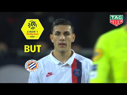 But Leandro PAREDES 41 / Montpellier Hérault SC - Paris Saint-Germain 1-3 MHSC-PARIS/ 2019-20