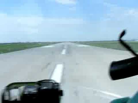 B-17 Take off view from bombardiers seat Video