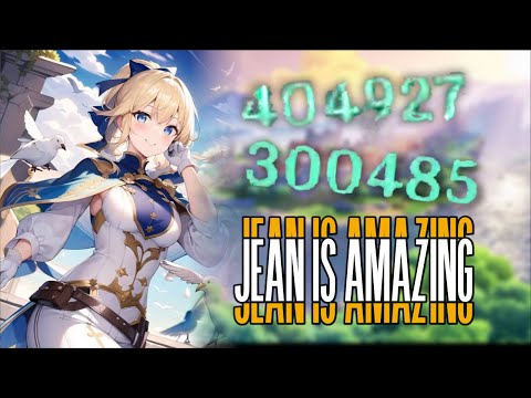 Jean can also be a HUGE DPS C6 Showcase