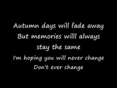Never Change video