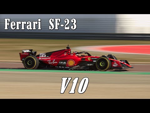 Ferrari F1 SF-23 V10 Sound at Fiorano