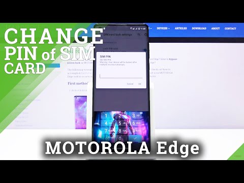 How to Change PIN of SIM Card in Motorola Edge – SIM Card