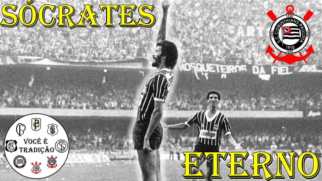 Corinthians Dr. Sócrates Eterno Democracia Corinthiana Ídolo eterno