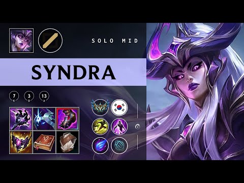 Syndra Mid vs Yasuo - KR Challenger Patch 25.22