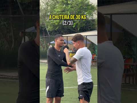 A CHUTEIRA DE 30KG PARTE 2 #futebol #soccer