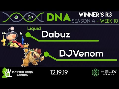 DNA S4:W10 - Liquid | Dabuz (Olimar) Vs. DJVenom (Bowser) - Winner's R3