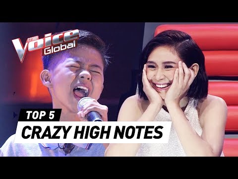 OUTSTANDING HIGH NOTES in The Voice Kids Video