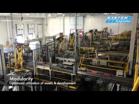 System Logistics - Coca-Cola Swire - Fully automated picking system