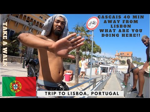 Cascais Beach walk. Great beaches nice restaurants. In portugal