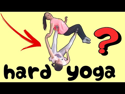 ОЧЕНЬ СЛОЖНЫЙ ЙОГА ЧЕЛЛЕНДЖ для ДВОИХ / 10 падений за 8 минут! Двойняшки против ЙОГИ!