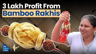 Homemaker's Bamboo Rakhis Sell in London; Earned Rs 3L Profit Last Rakshabandhan | The Better India