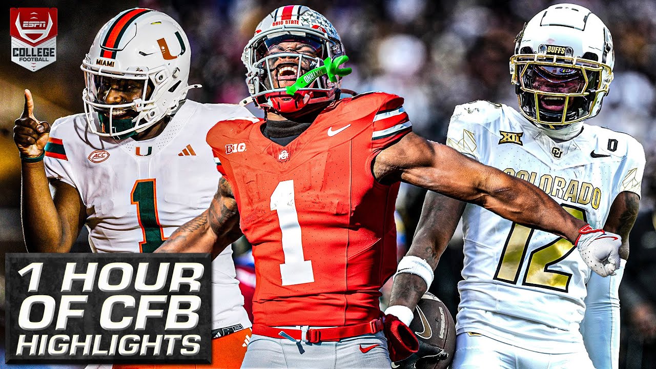 1 hour of HIGHLIGHTS from the 2024-25 college football season 🎥 | ESPN College Football