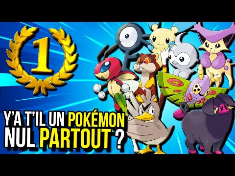 J'ai cherché (et trouvé) LE SEUL pokémon du jeu NUL PARTOUT (talent/type/capacités/stats)
