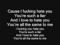 Godsmack I fucking hate you Lyrics 