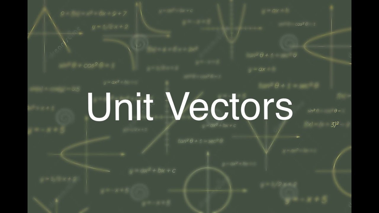Finding the unit vector in the same direction as v