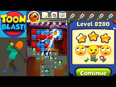 Toon Blast Level 8280 😤😏