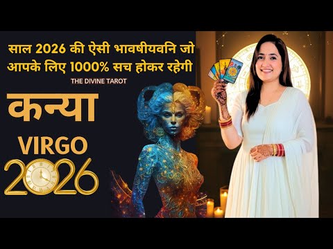 कन्या राशी 2026 की बड़ी भविष्यवाणी जो सच होकर रहेंगी | KANYA Rashi 2026 | VIRGO | THE DIVINE TAROT
