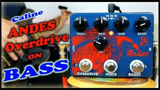 Video thumbnail for Caline Andes Boost Overdrive DCP-11 (Bass Demo) by Jo Bass