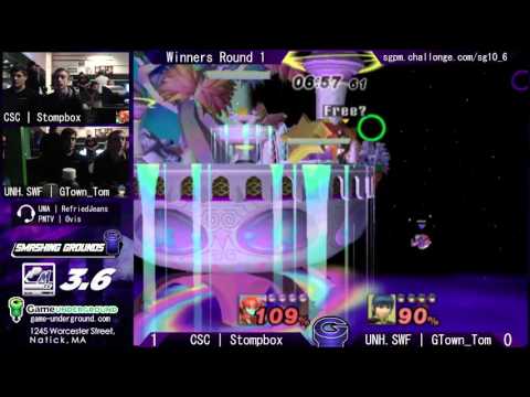 SG at GU 10.6: UNH | GTown_Tom (Marth) vs CSC | Stompbox (Samus)