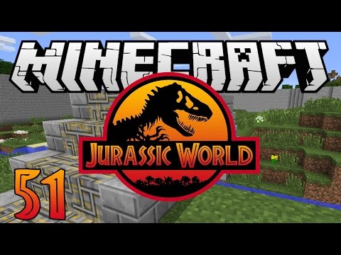 Minecraft: Jurassic World - Ep. 51 - "Ender Quarry Upgrades & Jurassic Resort!" (Rexxit Modpack)