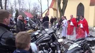 preview picture of video 'Niedziela palmowa 13.04.2014 Łeba. Święcenie motocykli'