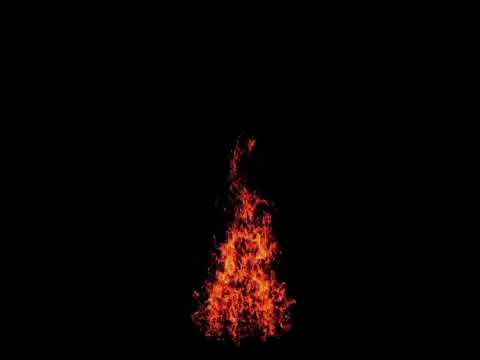 red fire black background for overlay