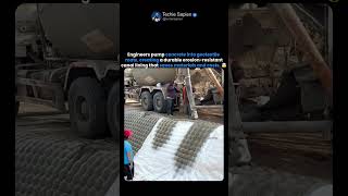 How Concrete-Filled Geotextile Mattresses Protect Canals🤯