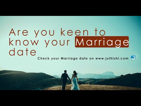 Marriage time prediction service