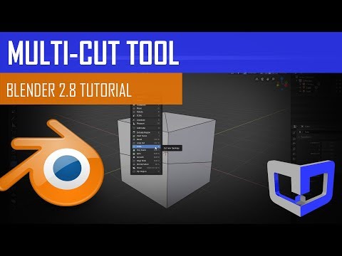 Switching From Maya to Blender 2.8 - Multi-Cut Tool