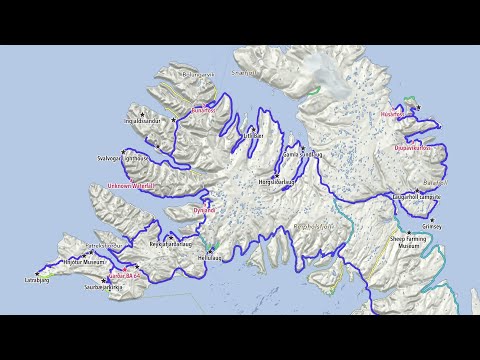 Iceland Westfjords / Island Westfjorde - Highlights and Roads