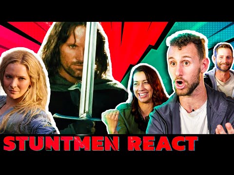 Stunt Pros REACT to LORD OF THE RINGS vs. RINGS OF POWER (Feat. Bronte Coluccio)