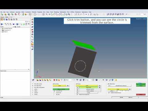 HyperMesh Geometry Cleanup – Surface Edit