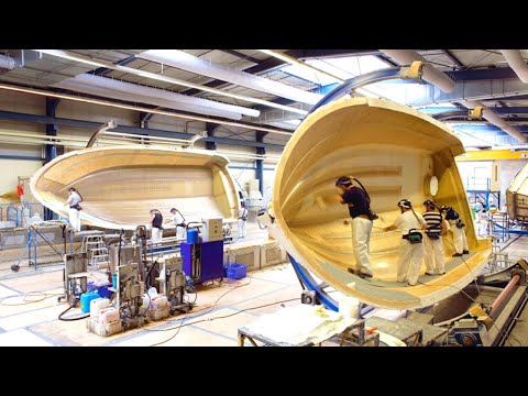 Inside a Boats Factory Production Line