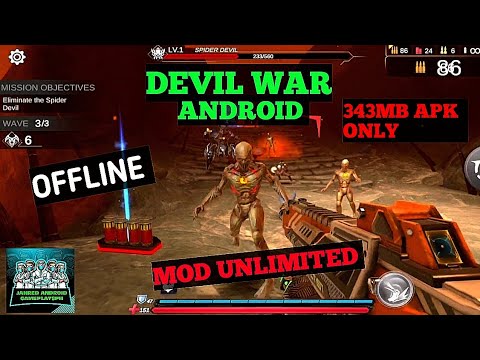 DEVIL WAR:3D OFFLINE FPS CONQUEST MODE GAMEPLAY MOD UNLIMITED