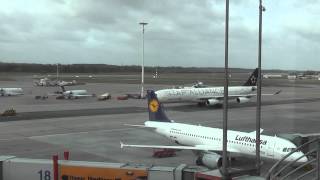 preview picture of video 'Landung in Hamburg Turkish Airlines (Star Alliance) Airbus A340-300'