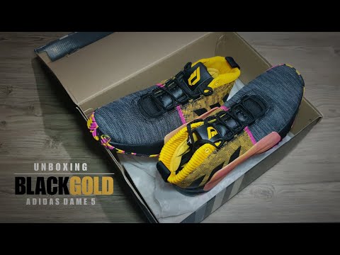 UNBOXING BLACK GOLD 2019 Adidas DAME 5