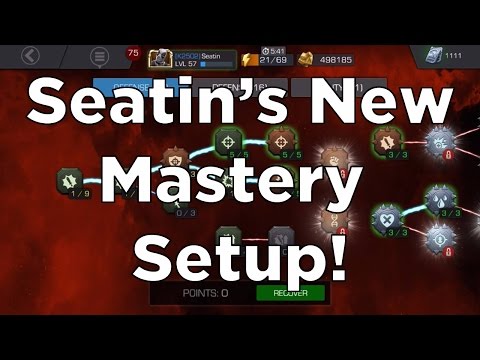 Seatin's New Mastery Setup! - September 2016 - Marvel Contest of Champions