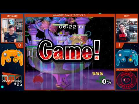 MMM #25 - Metallic (Peach, Sheik) vs O5 | Dirt (Fox) [Winner's Finals]