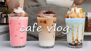 😋Cafe Vlog Collection/Can You Taste This Beauty Through The Screen?☕Cafe Vlog/ASMR/카페브이로그/no bgm