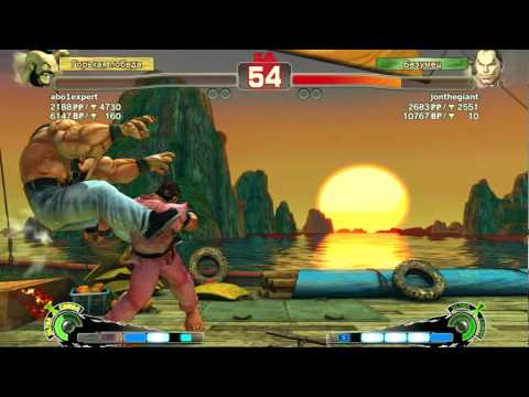 SSF4 AE abo1 [Zangief] vs jonthegiant [Dan] 3