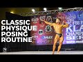 Classic Physique Champion Posing Routine Ocean Eyes