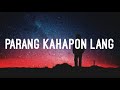 MM MADRIGAL - Parang Kahapon Lang (Lyrics)