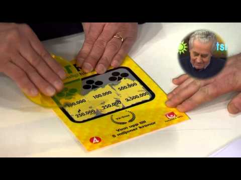 Arne Filipsson skrapar Triss - Nyhetsmorgon (TV4)