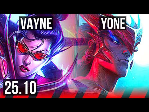 VAYNE vs YONE (TOP) | KR Master | 25.10
