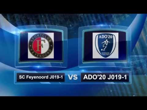 SC Feyenoord J019-1 - ADO'20 J019-1 (competitie)