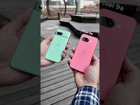 Google Pixel 9a vs. Pixel 8a | Side-By-Side Design Comparison 🤔 #pixel9a