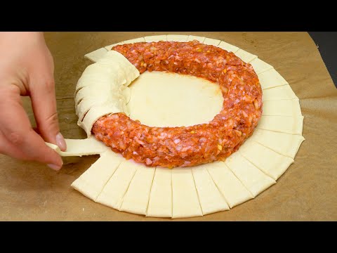 Blätterteigrolle – das Erste, was vom Tisch verschwindet!  Wahnsinnig lecker!